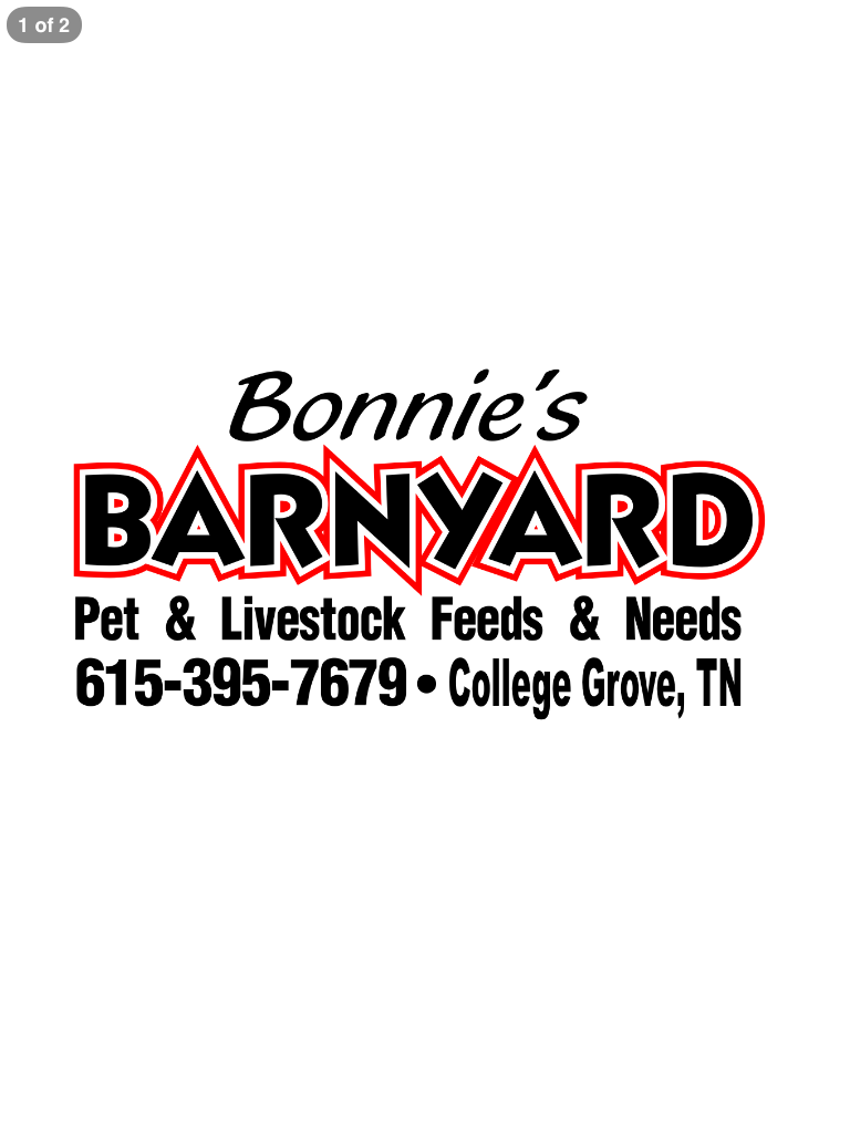 Bonnie's Barnyard logo